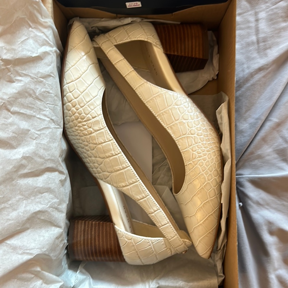 Cole Haan Croc pumps